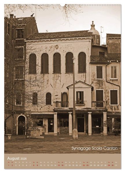Produktbild: Das Ghetto Venedigs (Wandkalender 2026 DIN A2 hoch), CALVENDO Monatskalender
