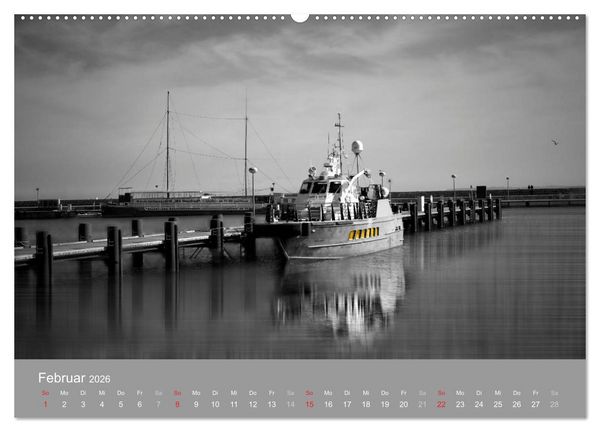 Produktbild: H&auml;fen der Ostsee (hochwertiger Premium Wandkalender 2026 DIN A2 quer), Kunstdruck in Hochglanz