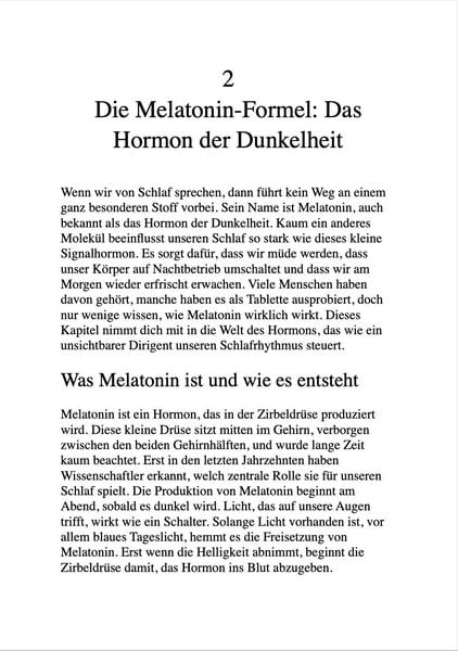 Produktbild: Die Melatonin-Formel