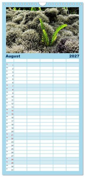 Produktbild: Familienplaner 2027 - La Reunion - Traumhafte K&uuml;sten und Hochgebirge mit 5 Spalten (Wandkalender, 21 x 45 cm) CALVENDO