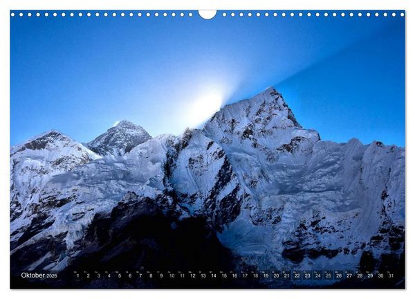 Produktbild: Himalaya - Gipfel des Sagarmatha Nationalparks (Wandkalender 2026 DIN A3 quer), CALVENDO Monatskalender