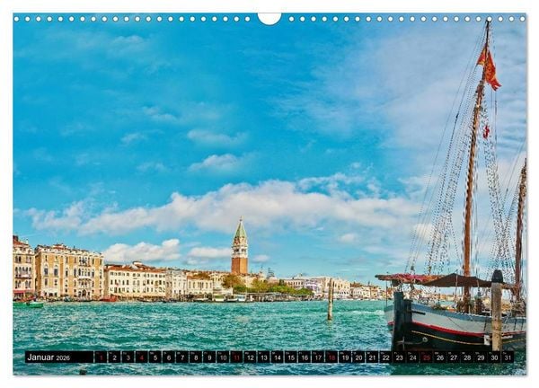 Produktbild: Besuch in Venedig (Wandkalender 2026 DIN A3 quer), CALVENDO Monatskalender