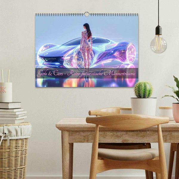Produktbild: Cars & Girls (Wandkalender 2026 DIN A3 quer), CALVENDO Monatskalender