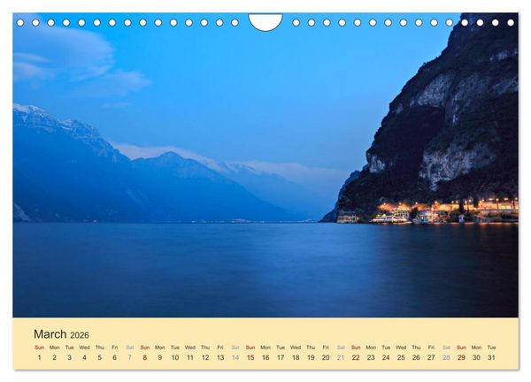 Produktbild: Riva del Garda - the pearl of Lake Garda (Wall Calendar 2026 DIN A4 landscape), CALVENDO 12 Month Wall Calendar