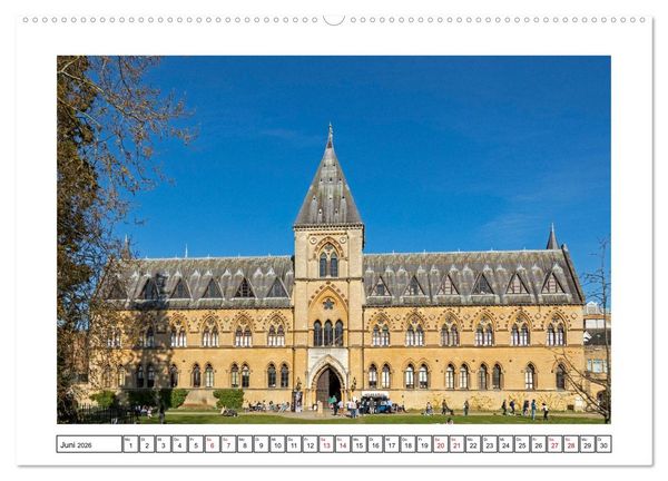 Produktbild: Sehenswertes in Oxford und Cambridge (hochwertiger Premium Wandkalender 2026 DIN A2 quer), Kunstdruck in Hochglanz