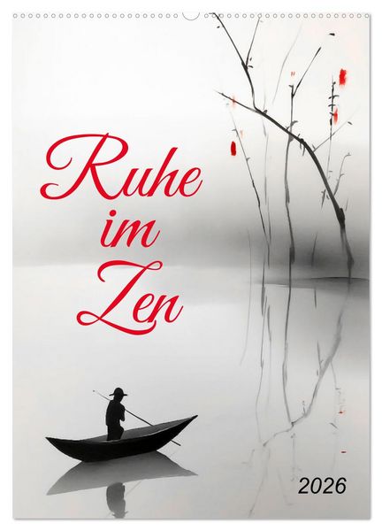 Produktbild: Ruhe im Zen (Wandkalender 2026 DIN A2 hoch), CALVENDO Monatskalender