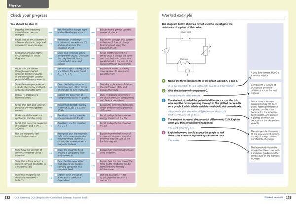 Produktbild: OCR Gateway GCSE Physics for Combined Science 9-1 Student Book