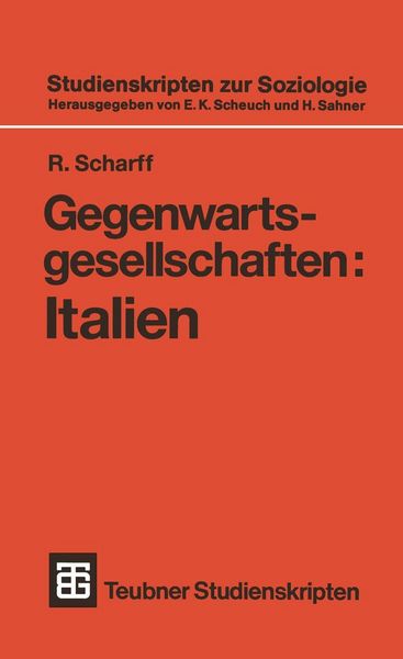 Produktbild: Gegenwartsgesellschaften: Italien