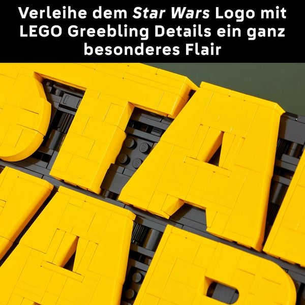 LEGO Star Wars 75407 Star Wars Logo aus LEGO Steinen - Spielzeug