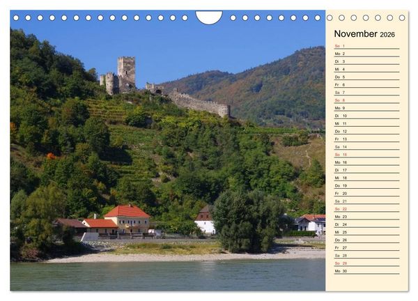 Produktbild: Die Wachau - Bezaubernde Orte an der Donau (Wandkalender 2026 DIN A4 quer), CALVENDO Monatskalender