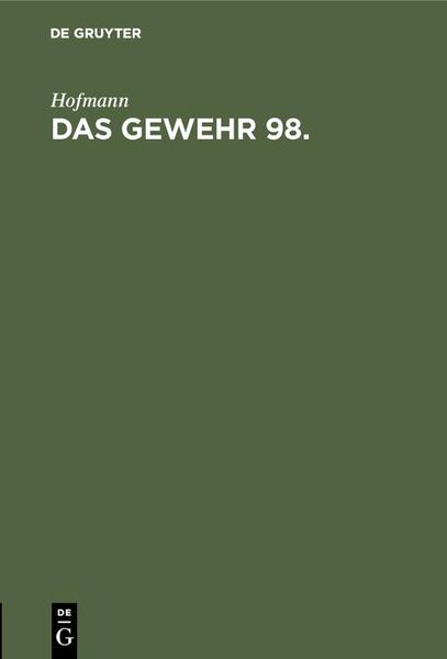 Produktbild: Das Gewehr 98