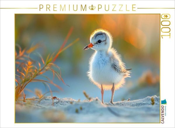 CALVENDO Puzzle Strandläufer, der Nachwuchs auf Entdeckungstour | 1000 Teile Lege-Größe 64x48cm Foto-Puzzle für glückliche Stunden, Sonstige von ,
