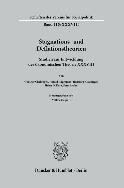 Produktbild: Stagnations- und Deflationstheorien.