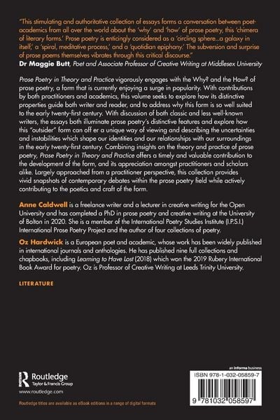 Produktbild: Prose Poetry in Theory and Practice