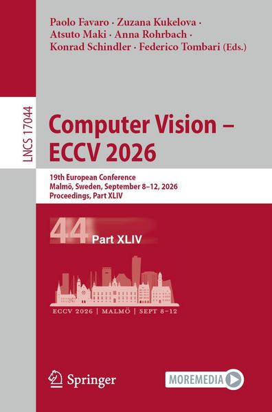 Produktbild: Computer Vision - ECCV 2026