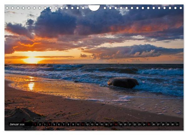 Produktbild: Die Ostseek&uuml;ste in Mecklenburg-Vorpommern (Wandkalender 2026 DIN A4 quer), CALVENDO Monatskalender