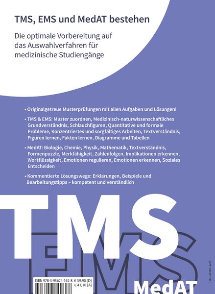 Produktbild: Testtrainer Medizinertest: TMS, EMS und MedAT bestehen