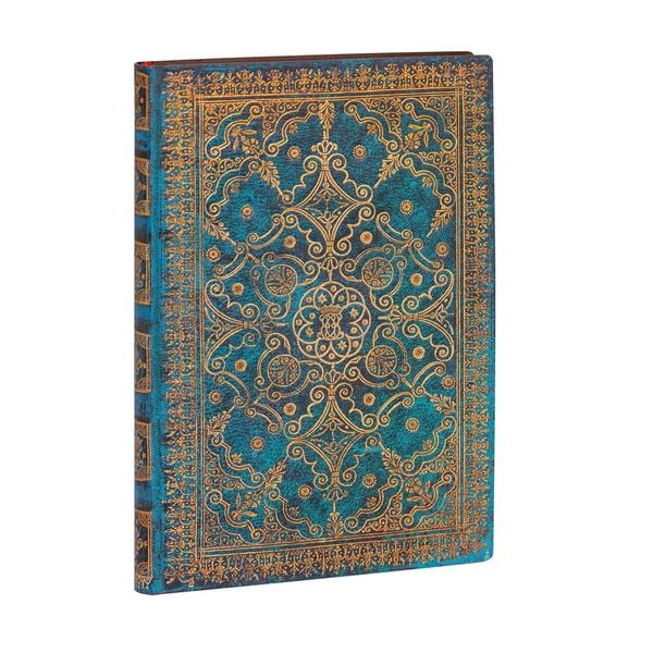 Produktbild: Softcover Notizbuch Azurblau, Midi, Liniert