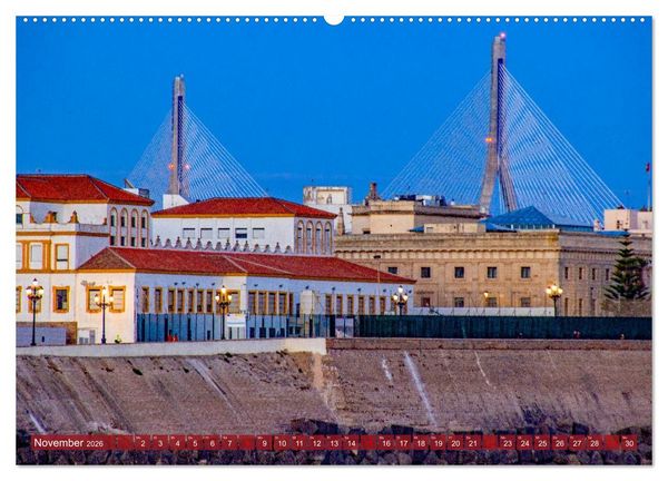 Produktbild: Ein Herz f&uuml;r Cadiz (hochwertiger Premium Wandkalender 2026 DIN A2 quer), Kunstdruck in Hochglanz