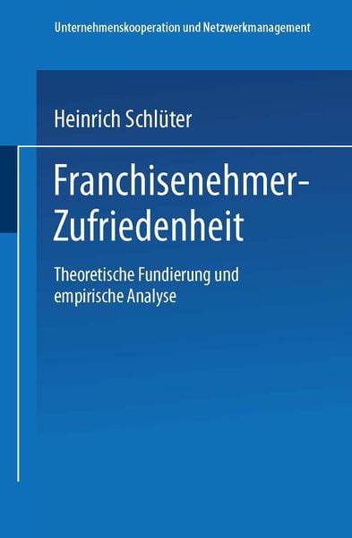 Produktbild: Franchisenehmer-Zufriedenheit