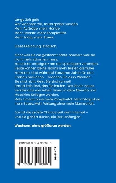 Produktbild: Wachsen, ohne gr&ouml;&szlig;er zu werden