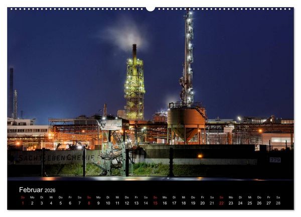 Produktbild: Ruhrlights II - Nachtlichter des Ruhrgebietes (Wandkalender 2026 DIN A2 quer), CALVENDO Monatskalender