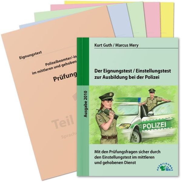 Produktbild: Der Eignungstest / Einstellungstest zur Ausbildung bei der Polizei