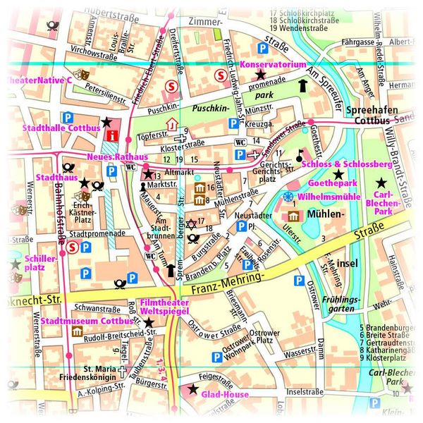 Cottbus 1 : 14 000