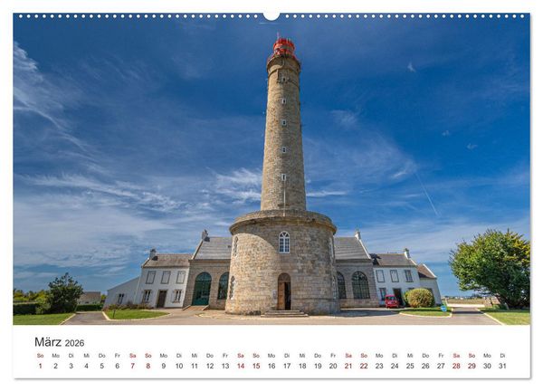 Produktbild: Die Bretagne - Traumpfade (hochwertiger Premium Wandkalender 2026 DIN A2 quer), Kunstdruck in Hochglanz