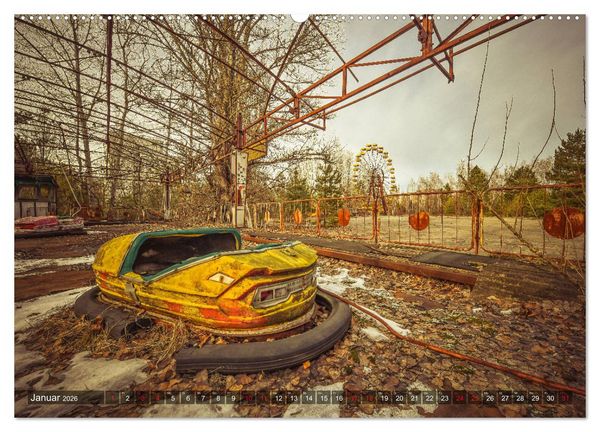 Produktbild: Tschernobyl - Die Sperrzone um das Atomkraftwerk (Wandkalender 2026 DIN A2 quer), CALVENDO Monatskalender