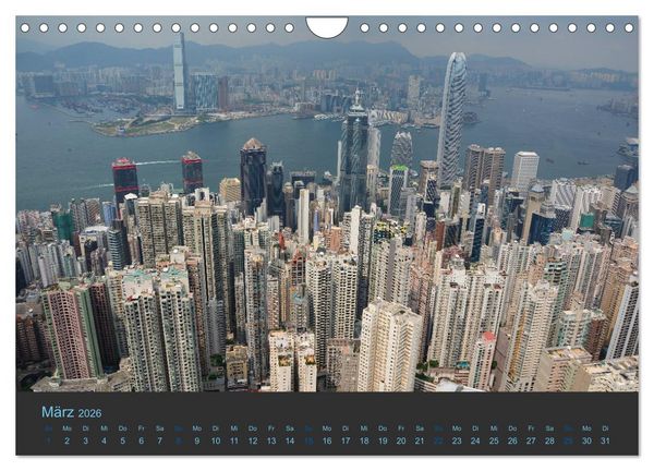 Produktbild: Hong Kong - Skylines (Wandkalender 2026 DIN A4 quer), CALVENDO Monatskalender
