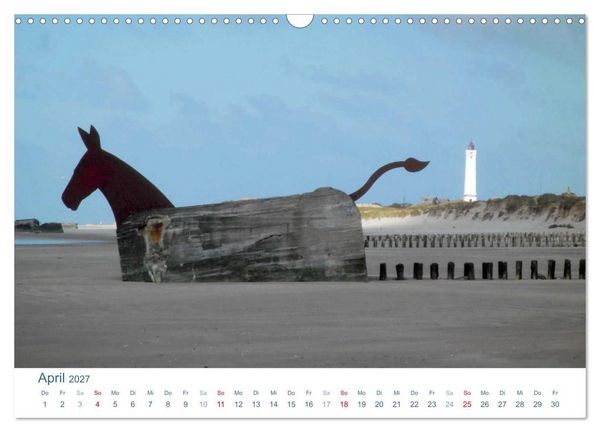 Produktbild: Bl&aring;vand 2027 (Blavand). Impressionen von D&auml;nemarks Nordseek&uuml;ste (Wandkalender 2027 DIN A3 quer), CALVENDO Monatskalender