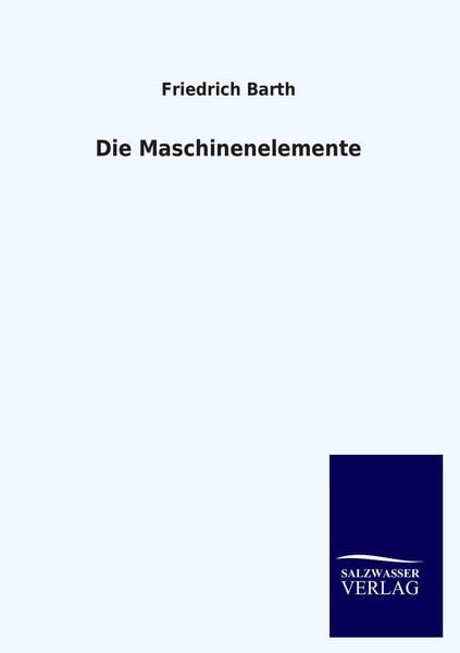 Produktbild: Die Maschinenelemente