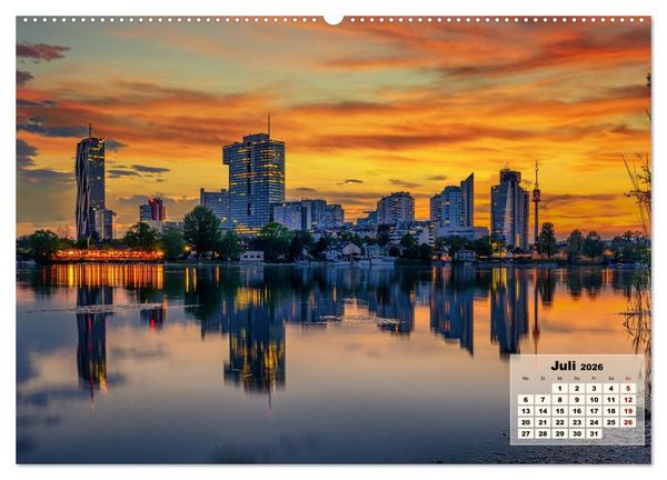 Produktbild: Die sch&ouml;ne blaue Donau (Wandkalender 2026 DIN A2 quer), CALVENDO Monatskalender