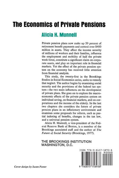 Produktbild: Economics of Private Pensions