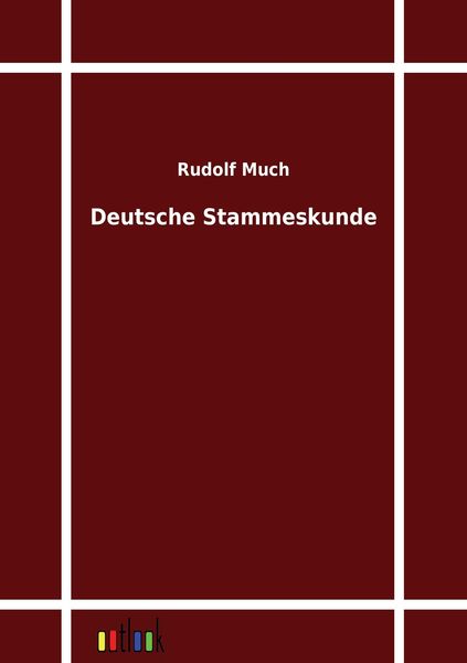 Produktbild: Deutsche Stammeskunde