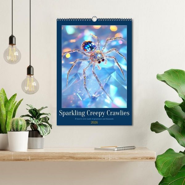 Produktbild: Sparkeling Creepy Crawlies (Wall Calendar 2026 DIN A3 portrait), CALVENDO 12 Month Wall Calendar