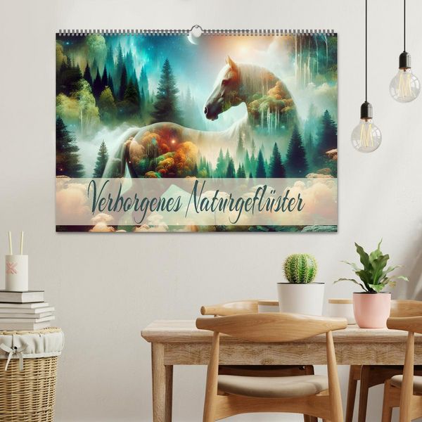 Produktbild: Verborgenes Naturgefl&uuml;ster (Wandkalender 2026 DIN A2 quer), CALVENDO Monatskalender