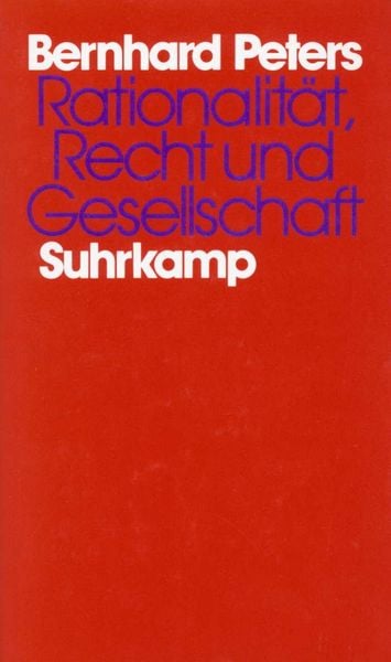 Produktbild: Rationalit&auml;t, Recht und Gesellschaft