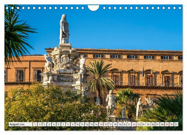 Produktbild: Sizilien - Palermo (Wandkalender 2026 DIN A4 quer), CALVENDO Monatskalender
