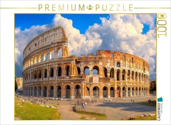 Produktbild: CALVENDO Puzzle Kolosseum, Rom | 1000 Teile Lege-Gr&ouml;&szlig;e 64x48cm Foto-Puzzle f&uuml;r gl&uuml;ckliche Stunden