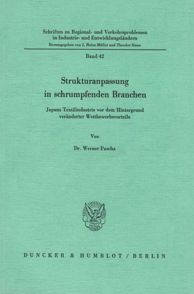 Produktbild: Strukturanpassung in schrumpfenden Branchen.