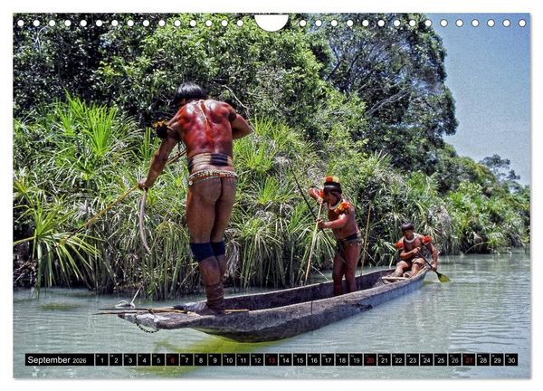 Produktbild: XINGU - Fluss der Menschenwesen (Wandkalender 2026 DIN A4 quer), CALVENDO Monatskalender