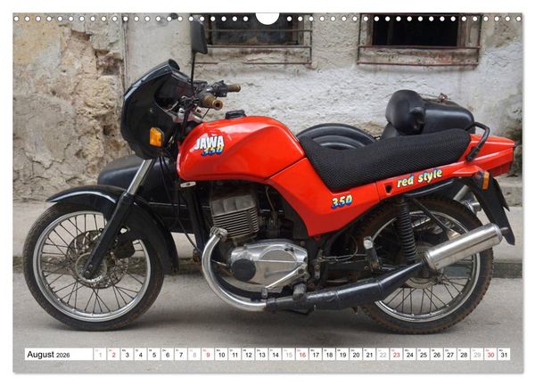 Produktbild: JAWA 350 - Exportschlager der CSSR (Wandkalender 2026 DIN A3 quer), CALVENDO Monatskalender