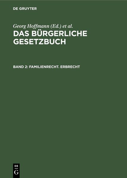 Produktbild: Familienrecht. Erbrecht