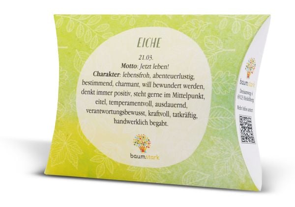 Produktbild: Handschmeichler Eiche 45mm mit Baumhoroskop
