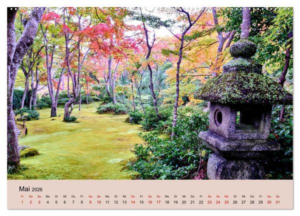 Produktbild: Japan im Herbst (hochwertiger Premium Wandkalender 2026 DIN A2 quer), Kunstdruck in Hochglanz