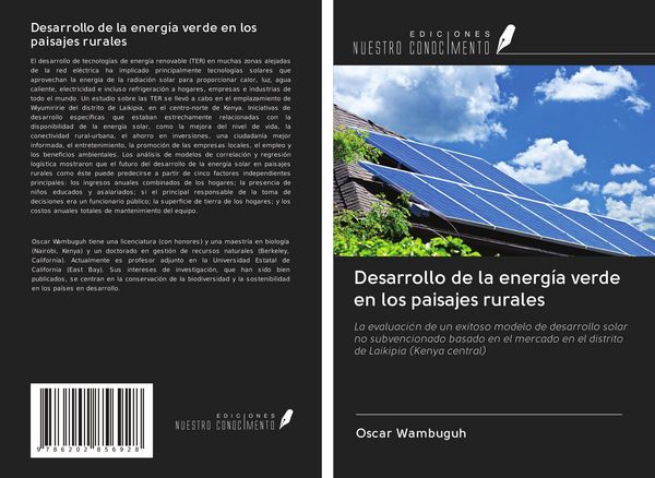 Produktbild: Desarrollo de la energ&iacute;a verde en los paisajes rurales