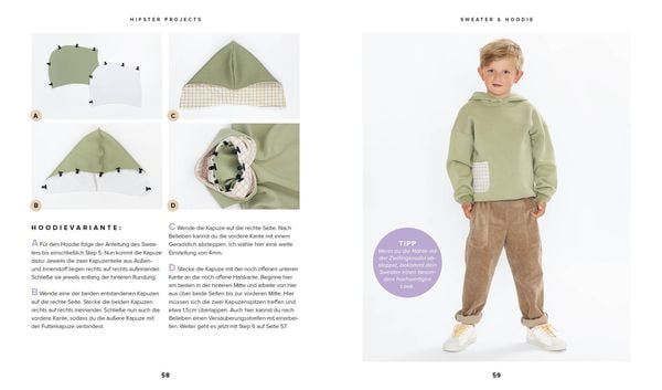 Produktbild: Little Hipster: Kinderkleidung nähen. Frech, wild, wunderbar!