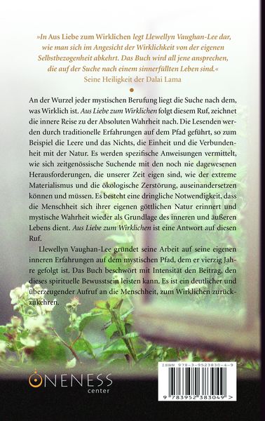 Produktbild: Aus Liebe zum Wirklichen